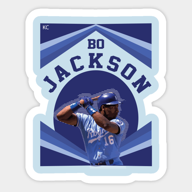 Bo Jackson Royals Sticker by KC Designs